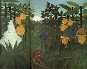 Henri Rousseau The Lion's Meal USA oil painting artist